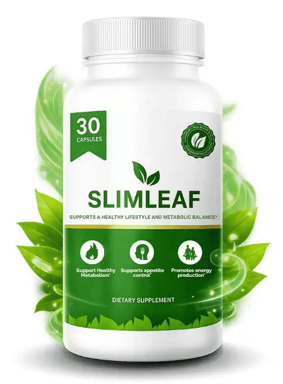 SlimLeaf Weight Loss Supplement Bottle